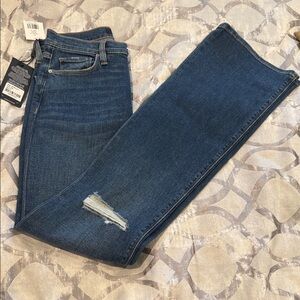 Hudson Barbara Mid Wash Blue Flare Jeans